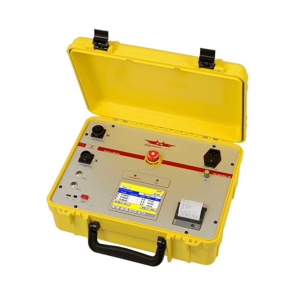 Ensemble de test du rapport de transformation du transformateur RAYTECH TR-III