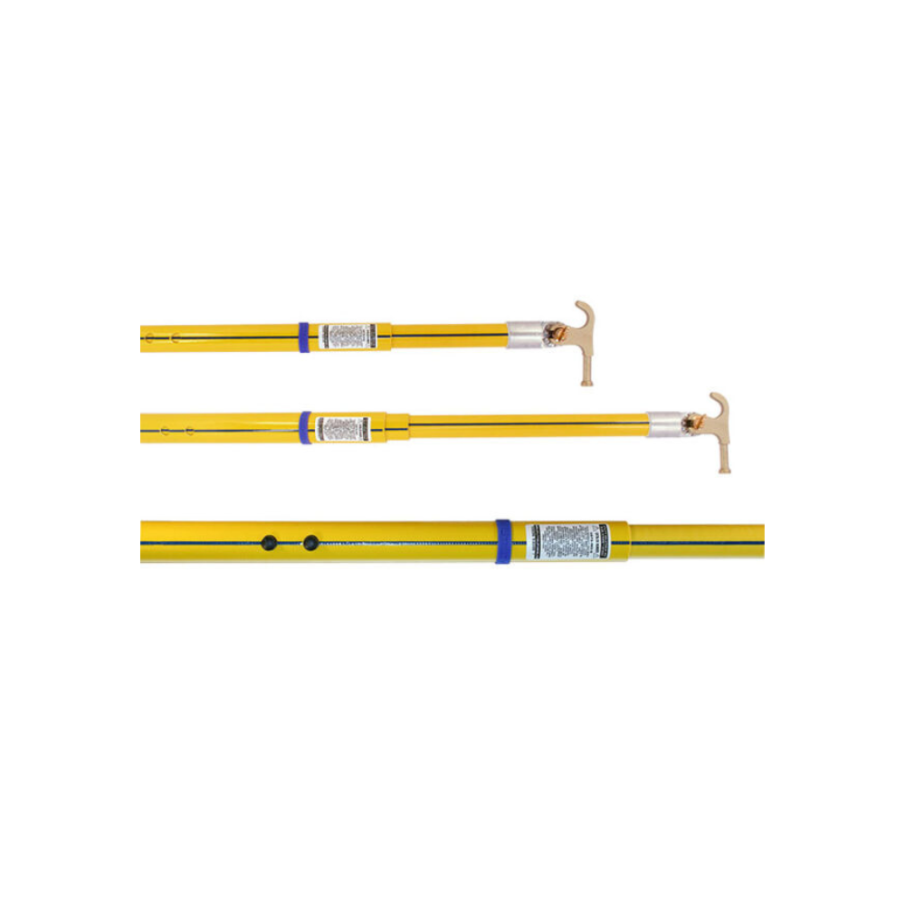 Solutions utilitaires USTS-H02-DH BLUE STRIPE® Perche de sous-station robuste avec tête de déconnexion 10′-13′