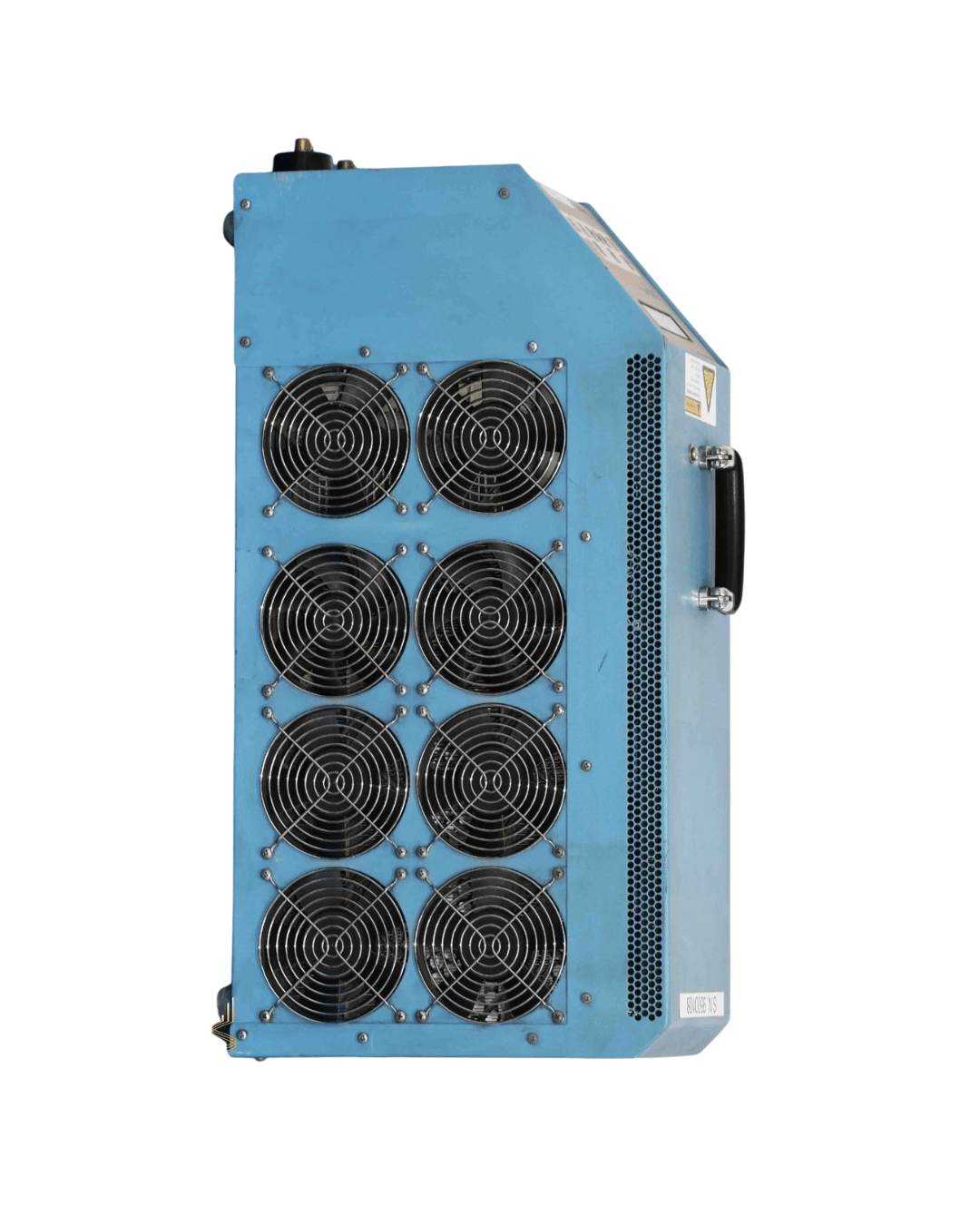 Megger TORKEL 840 battery load tester rear view showing fans