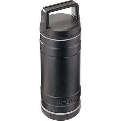 PELICAN-TRAV-BO18-BLK-18 oz Travel Bottle, Black