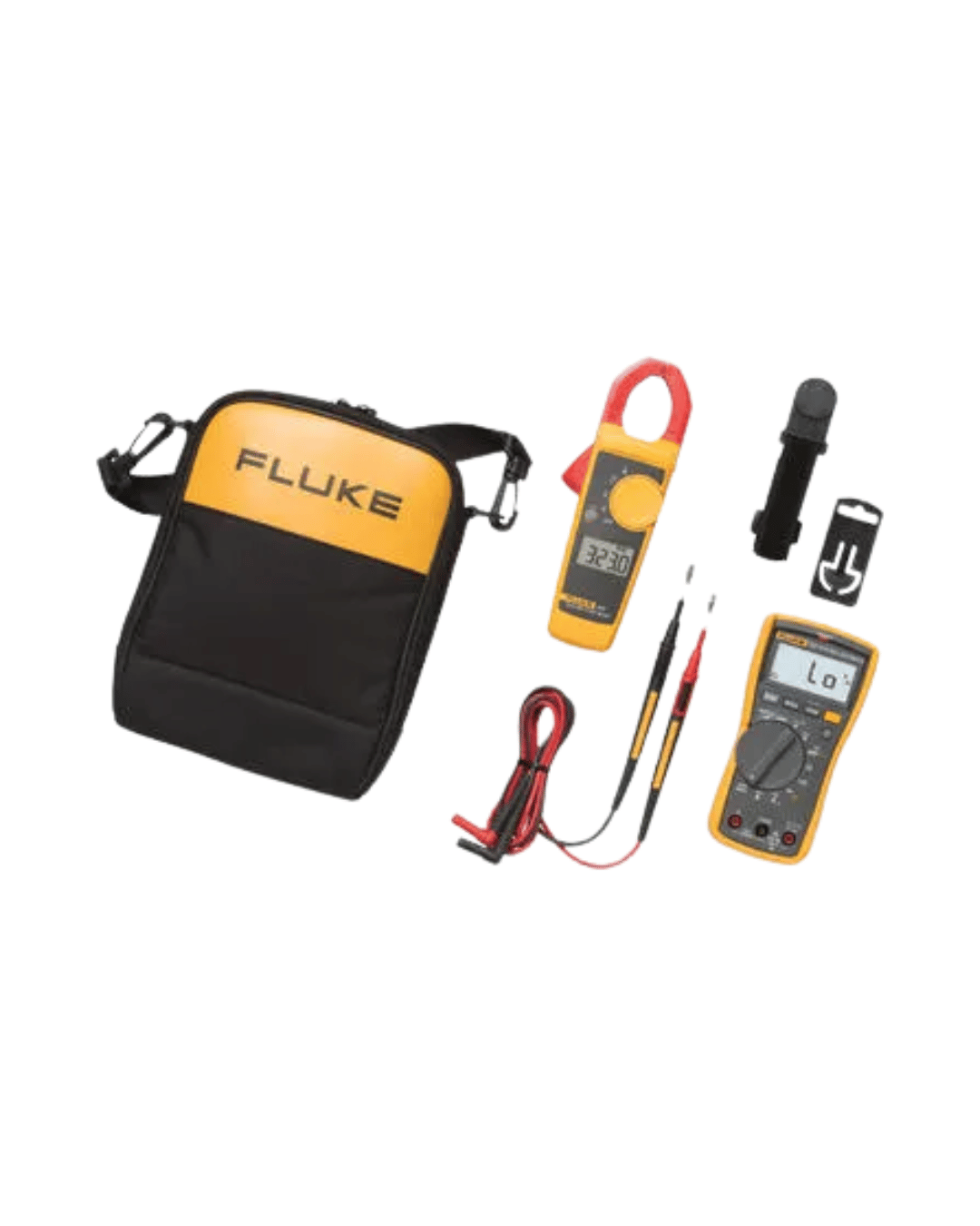 Fluke 117/323 Kit multimeter and clamp meter full kit with carrying case
