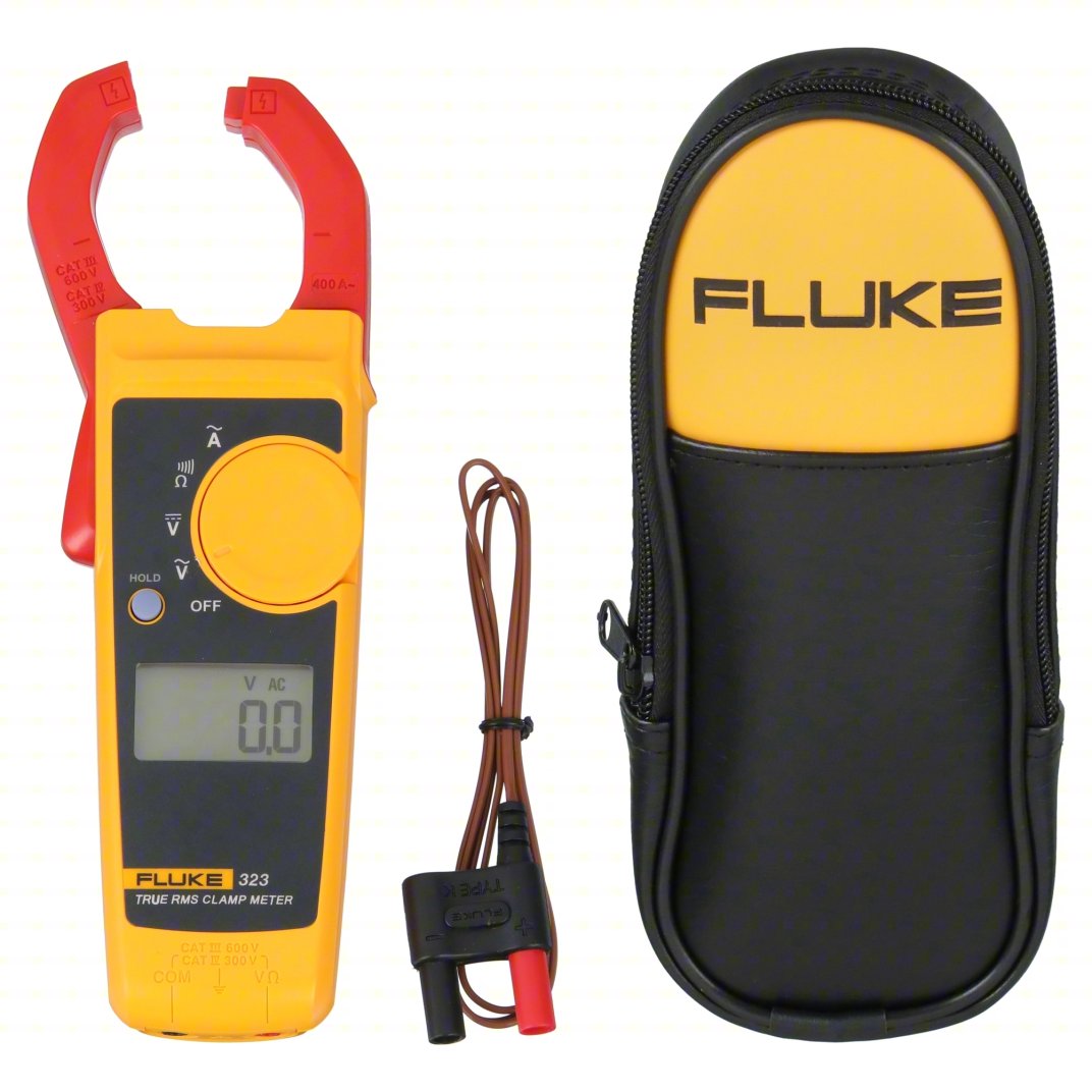 Fluke 324 with soft case and test leads