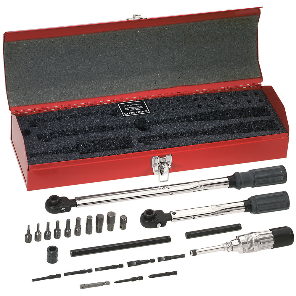 Klein Tools – Master Electrician’s Torque Wrench Set, 25-Piece