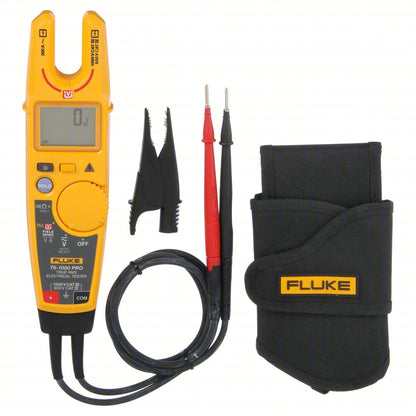 Fluke T6-1000 electrical tester with test leads and carrying case