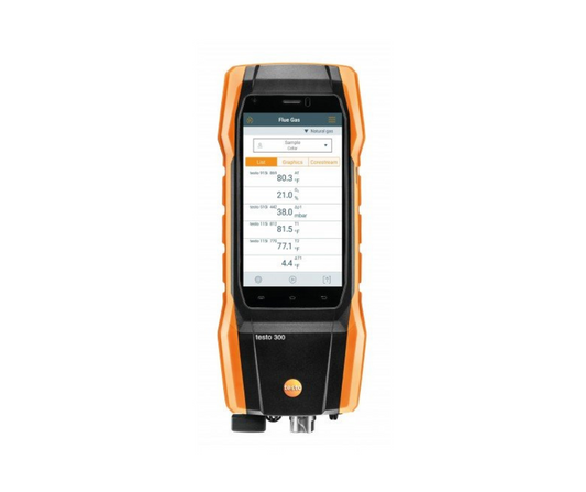 TESTO 300 PRO COMBUSTION ANALYZER KIT WITH NO SENSOR AND PRINTER