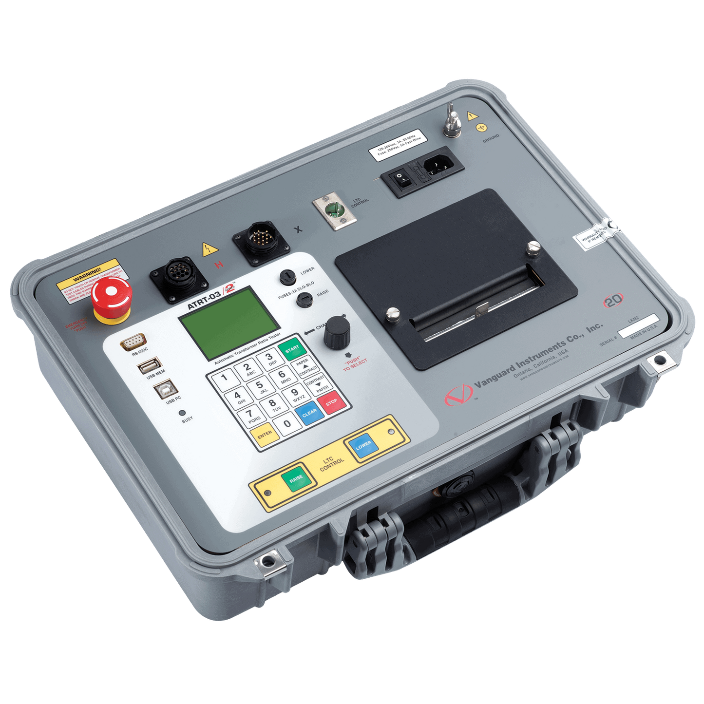 Testeur automatique de rapport de transformation de transformateur VANGUARD ATRT-03