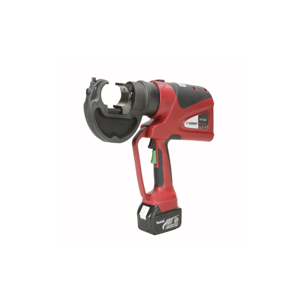 Burndy PAT750LI Battery Actuated Crimping Tool, Hydraulic Self