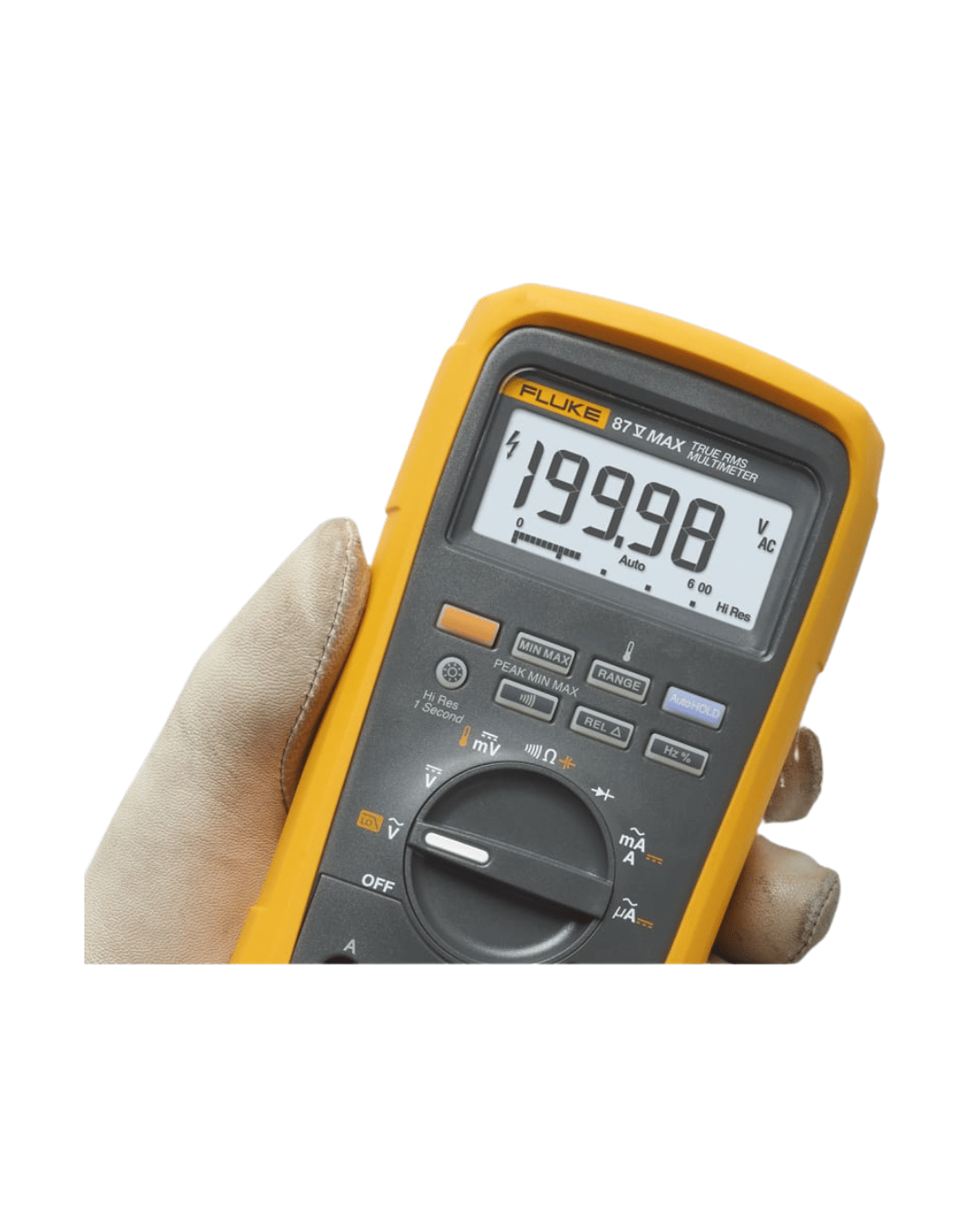 Fluke 87V MAX multimeter close-up view 