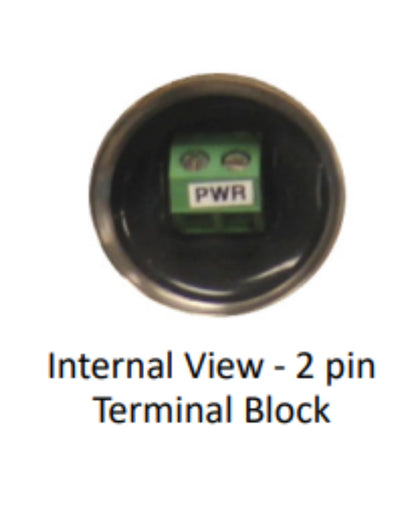 Internal View - 2 pin
Terminal Block