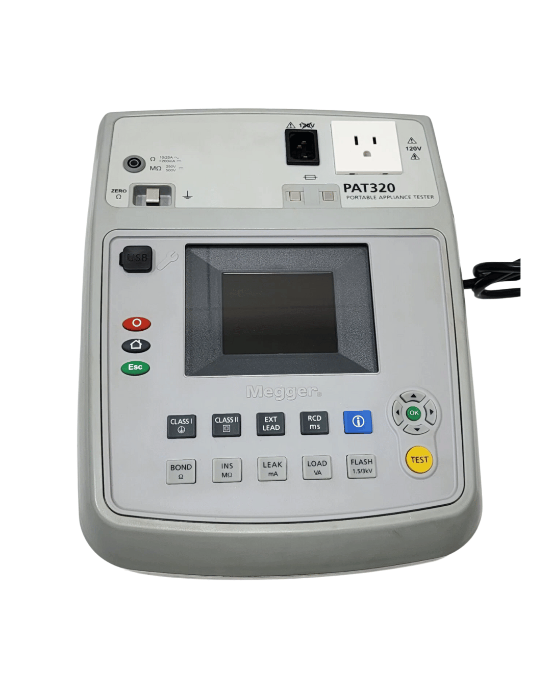 Megger PAT320-US portable appliance tester