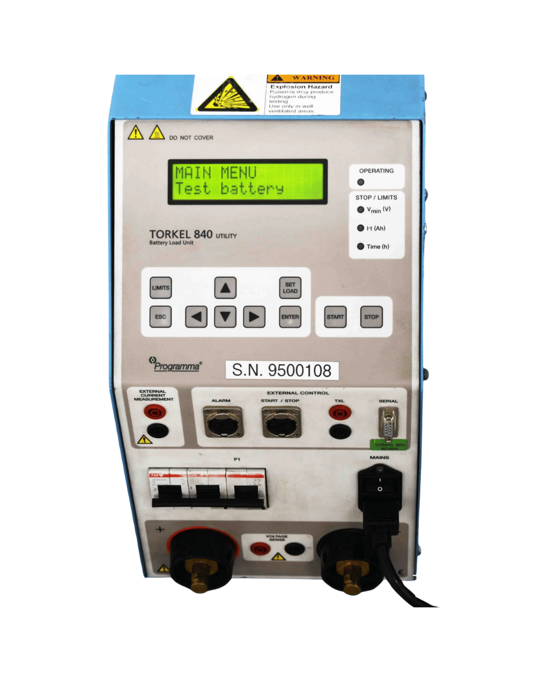 Megger TORKEL 840 battery load tester close-up mage