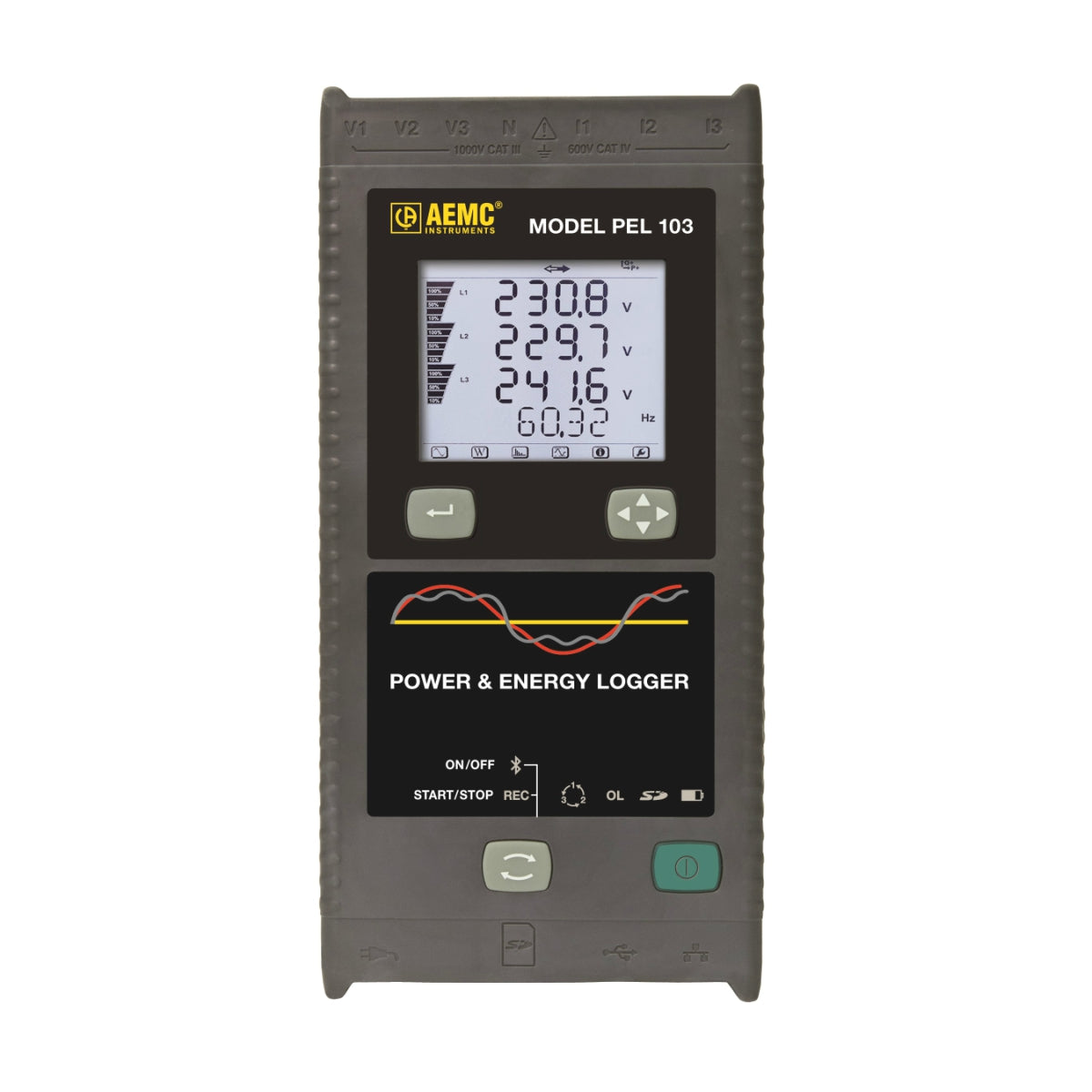 AEMC-2137.52-Power & Energy Logger Model PEL 103