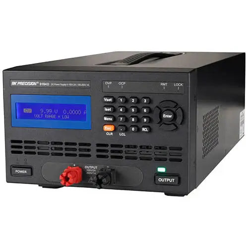 Angled view of B&K Precision 9184B programmable DC power supply