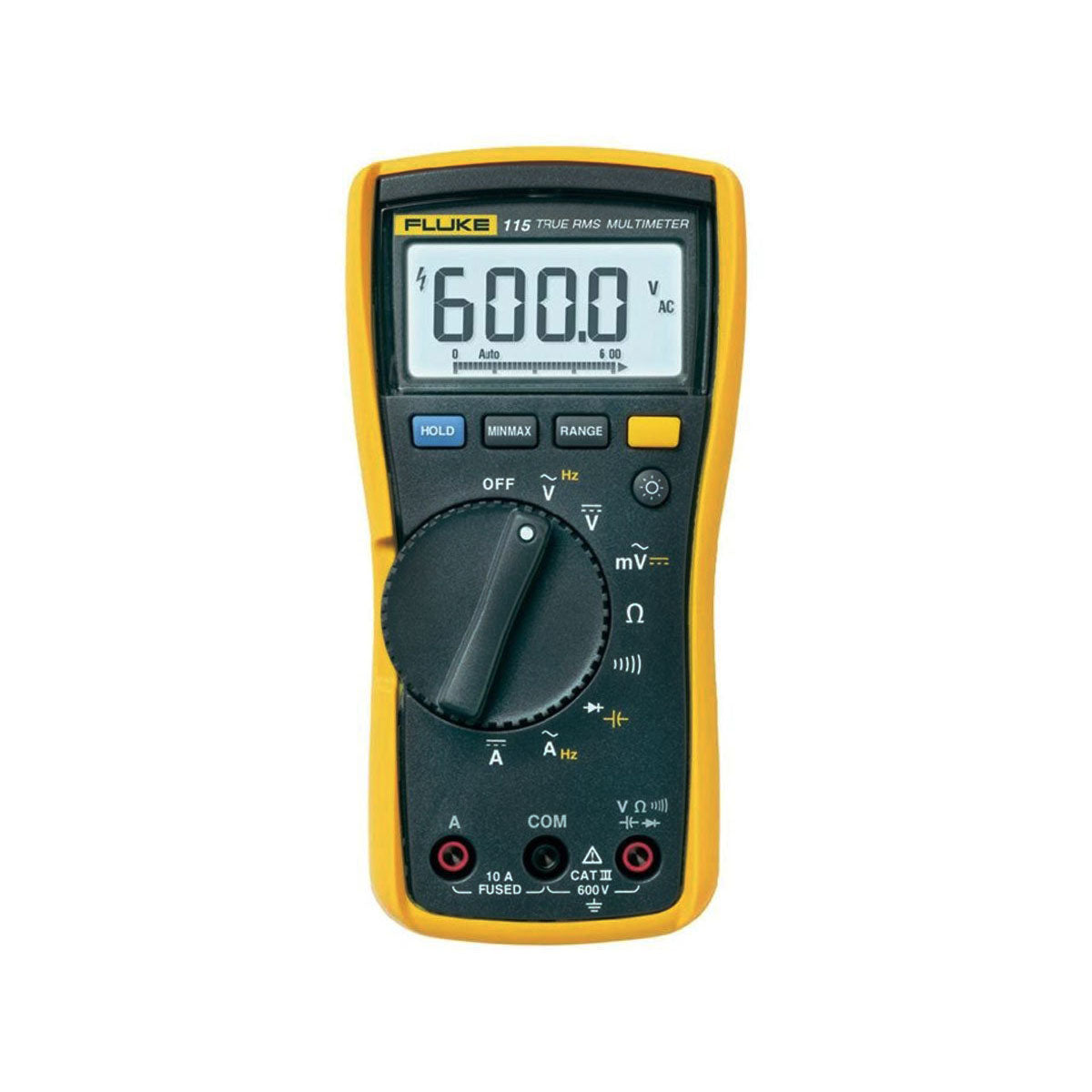 600V True RMS Electrician's multimeter