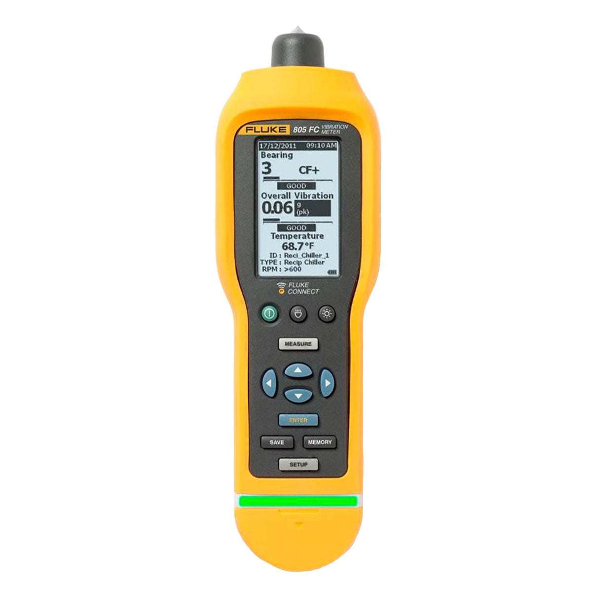 Portable Vibration Meter with Fluke Connect