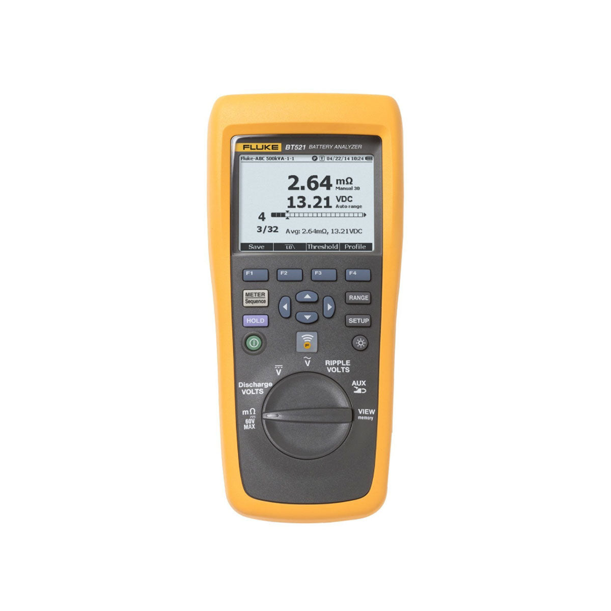 Fluke BT521 battery analyzer from 500 Series with accessories